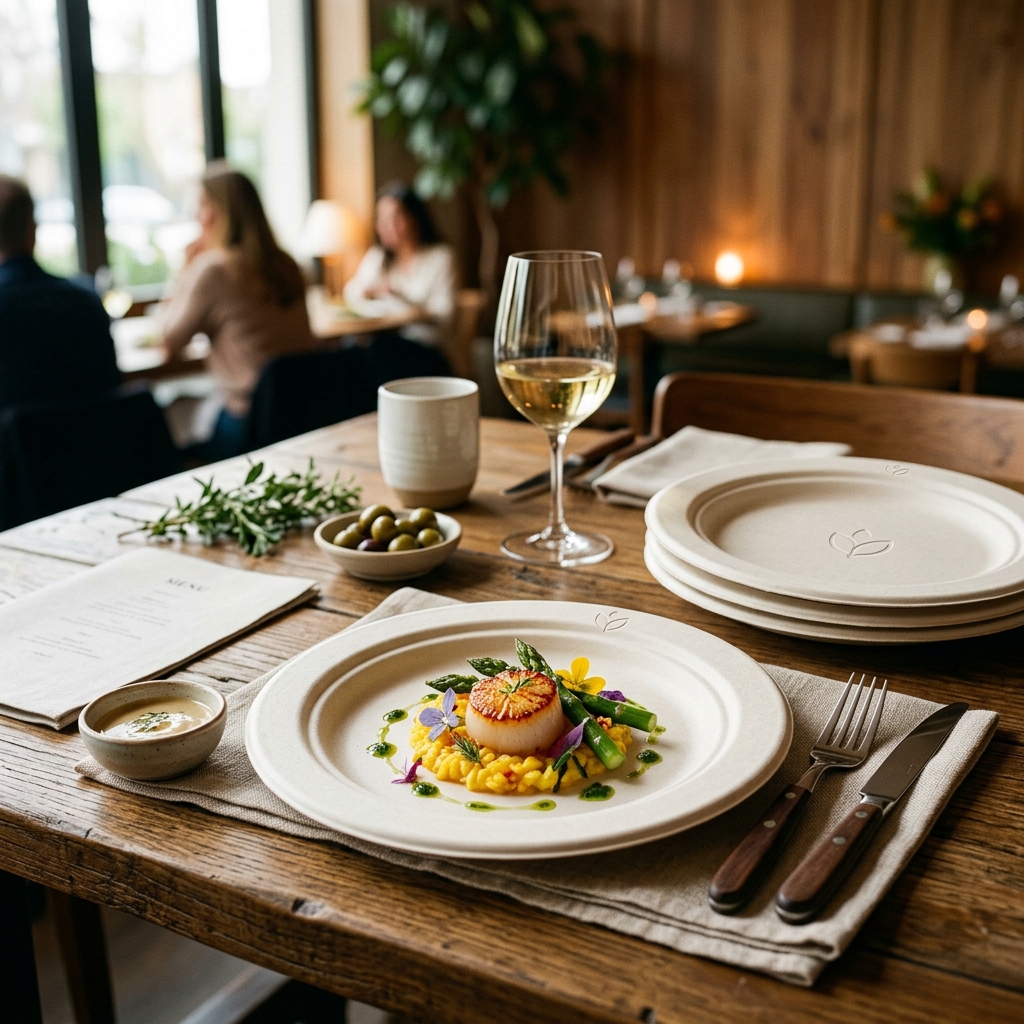 Custom Printed Bagasse Plates: How to Elevate Your Brand Sustainably